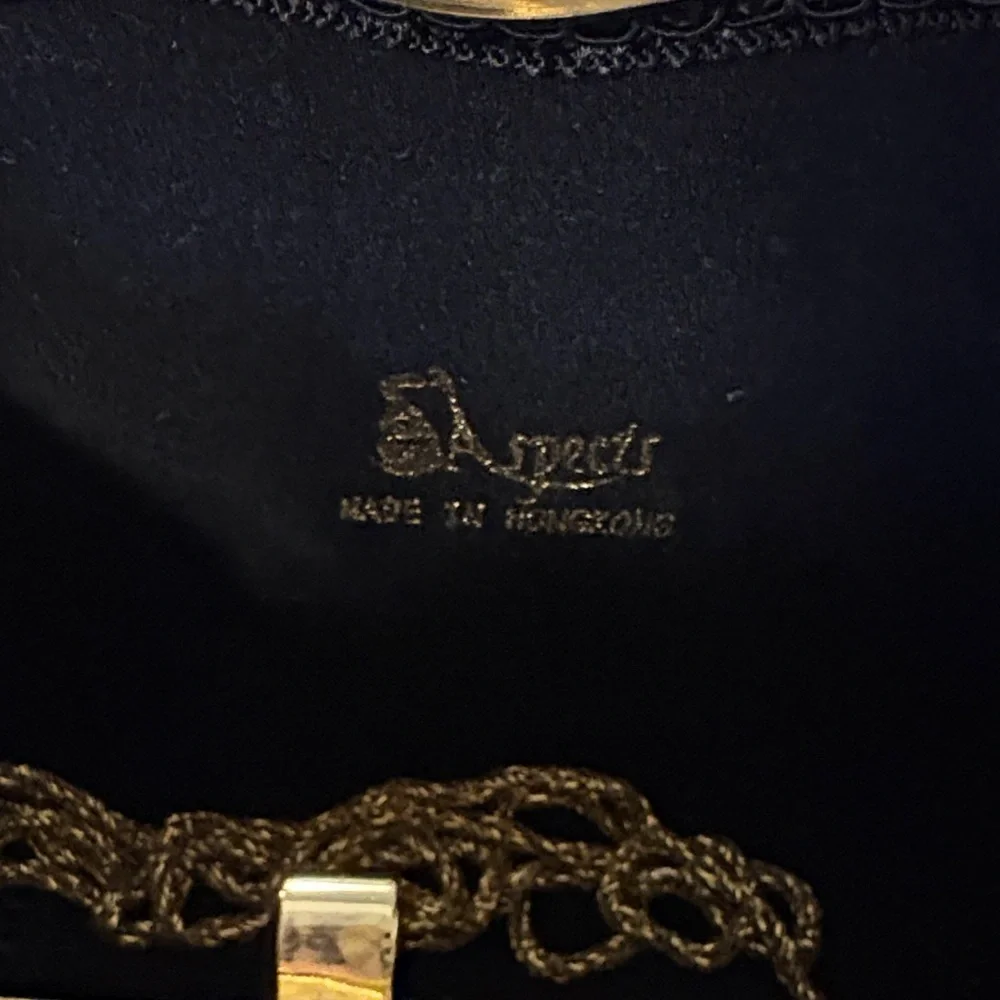 Vintage Saks Fifth Avenue Gold Shell Clutch